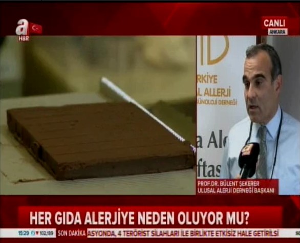 bulent sekerel besin alerjisi açıklaması