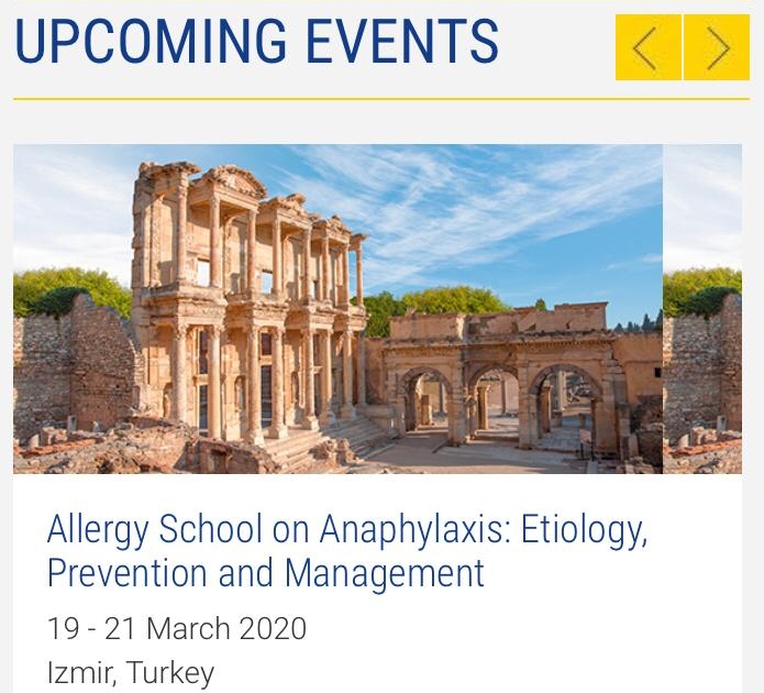 EAACI Allergy School İzmir 2020