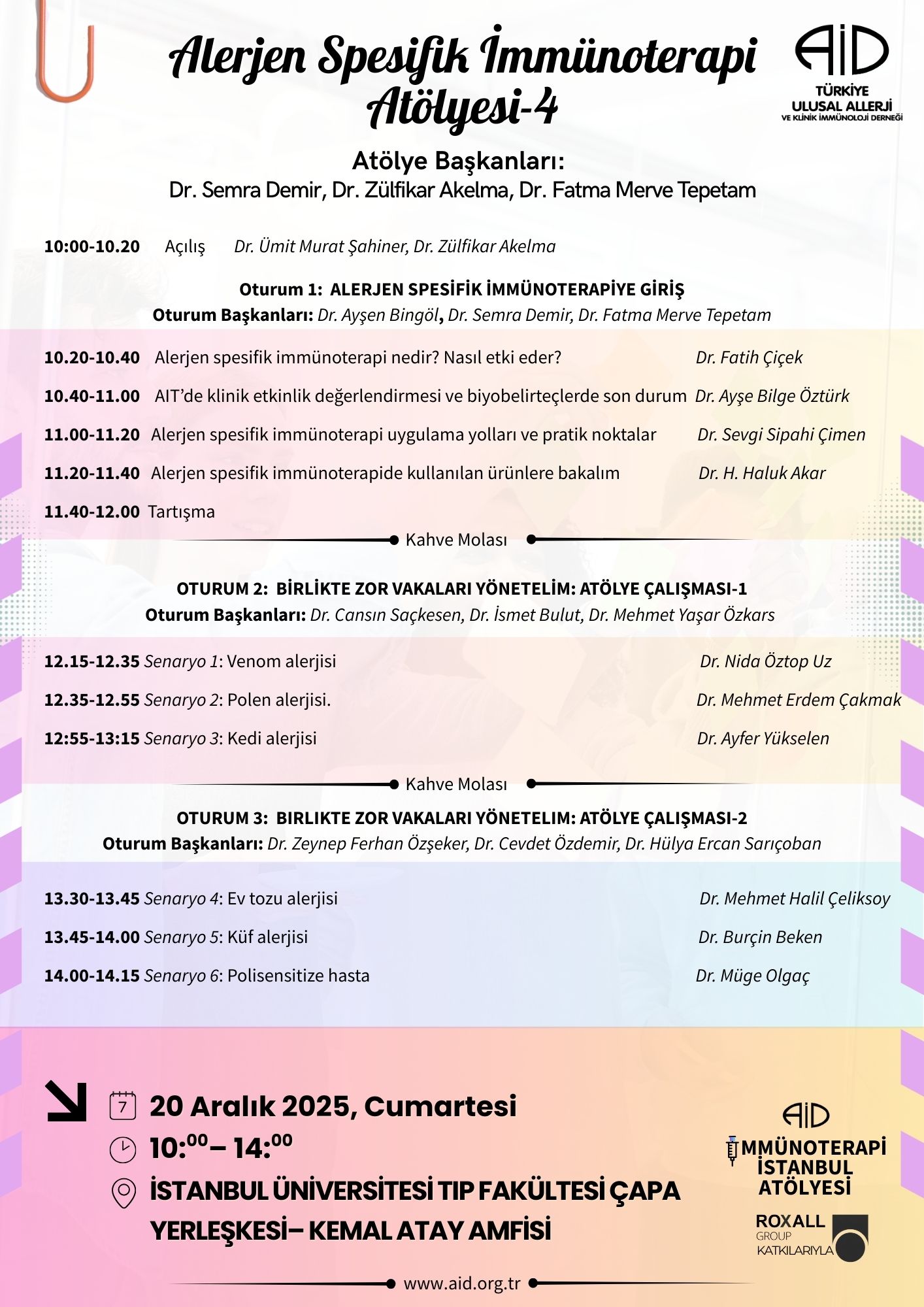 İSTANBUL- Alerjen Spesifik İmmünoterapi Atölyesi-4