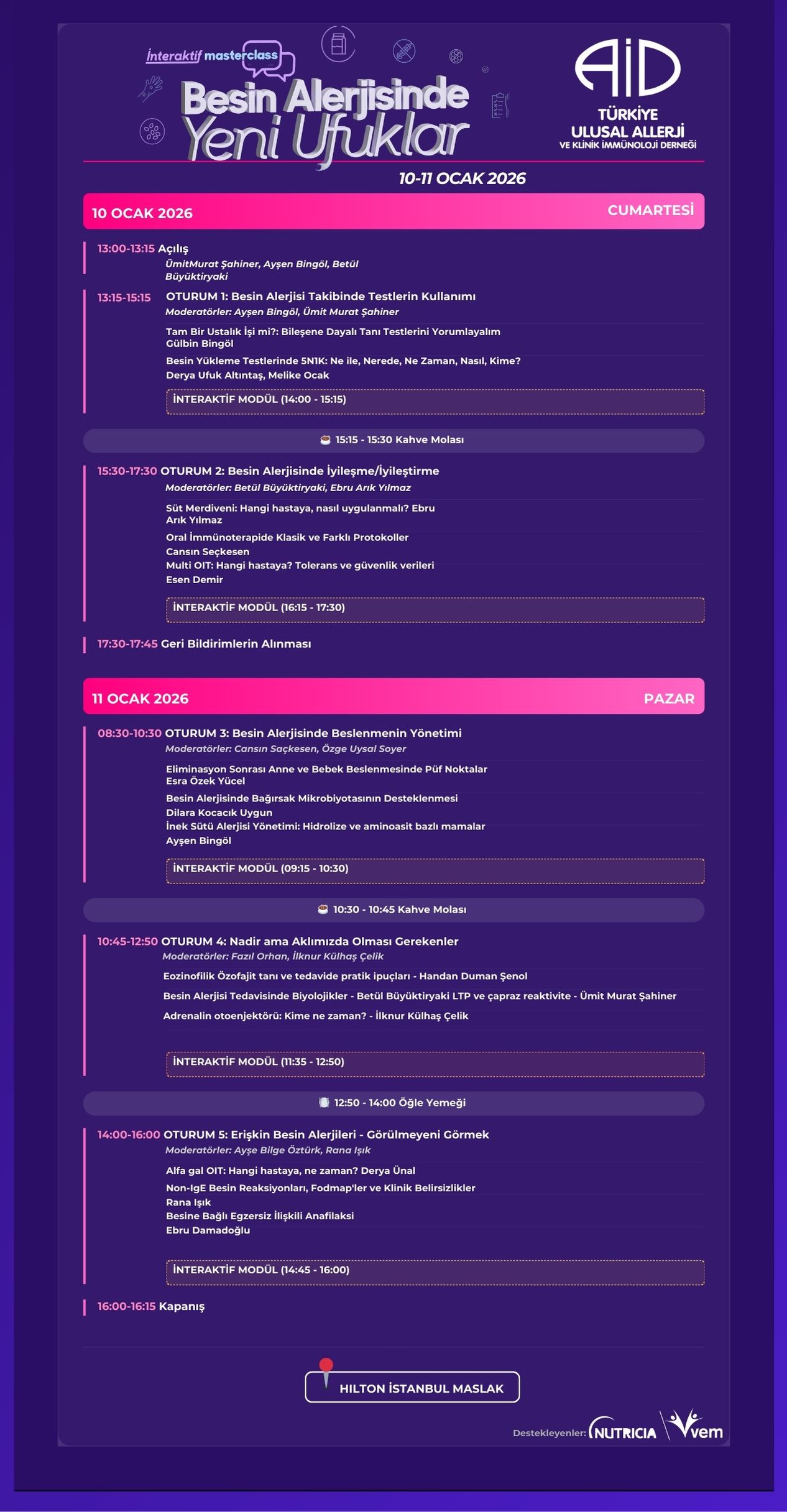 Besin MasterClass ProgramVS